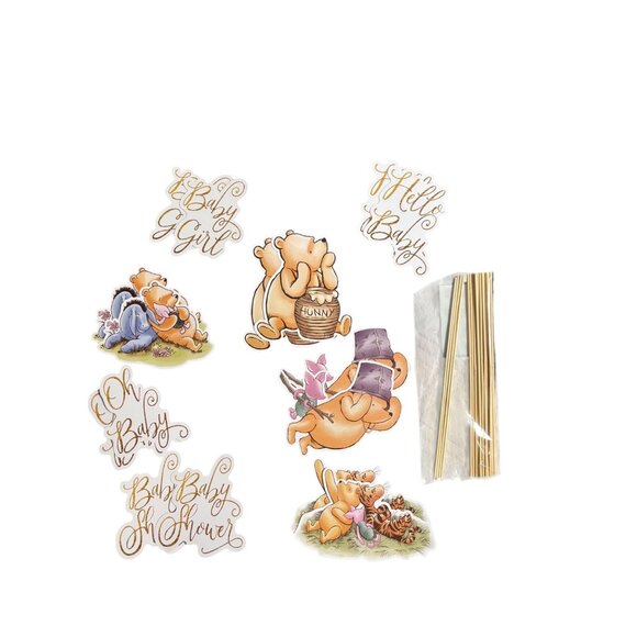 Winnie the Pooh 42 piece Baby Shower Wall decorations - Picture 5 of 6